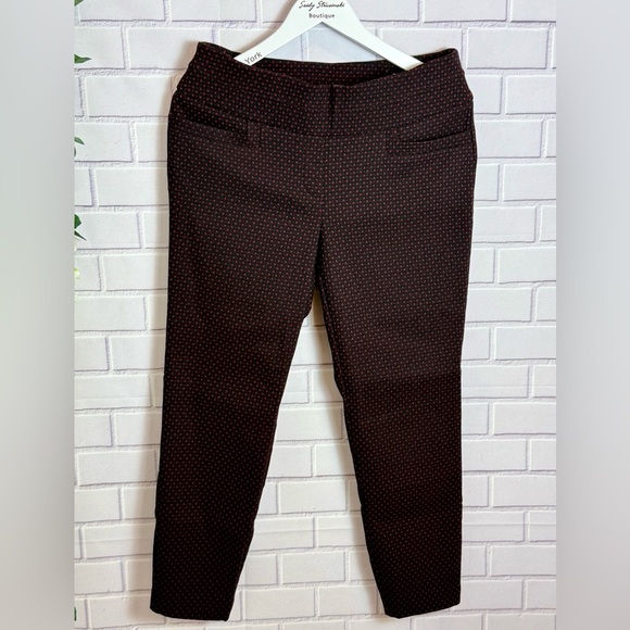 Maurices Women's Printed Slim stretch Pants - Size M Short - Picture 2 of 11
